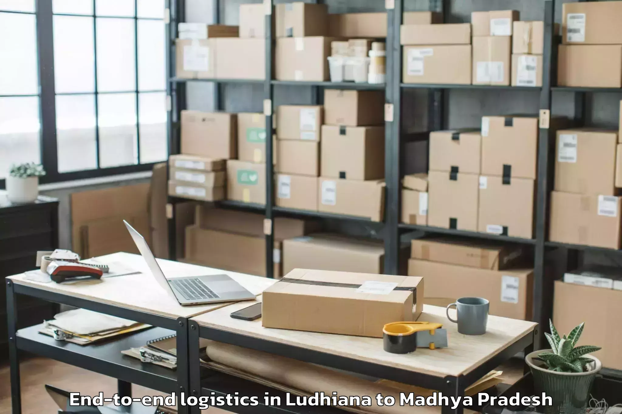 Book Ludhiana to Jiwaji University Gwalior End To End Logistics Online